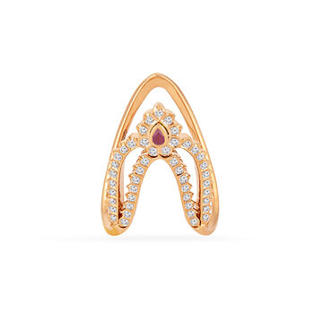 Tanishq 22KT Diamond Finger Ring for Women