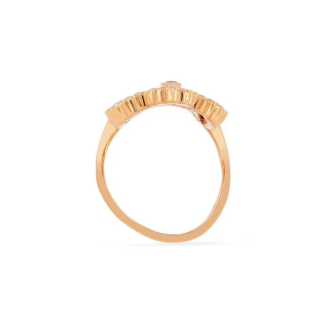 Tanishq 22KT Diamond Finger Ring for Women 5