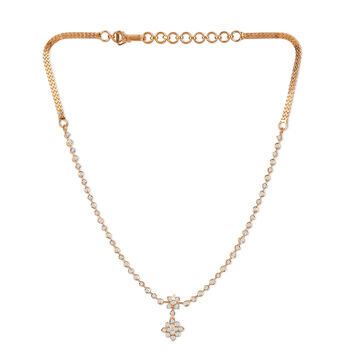 Tanishq 22KT Diamond Necklace for Women