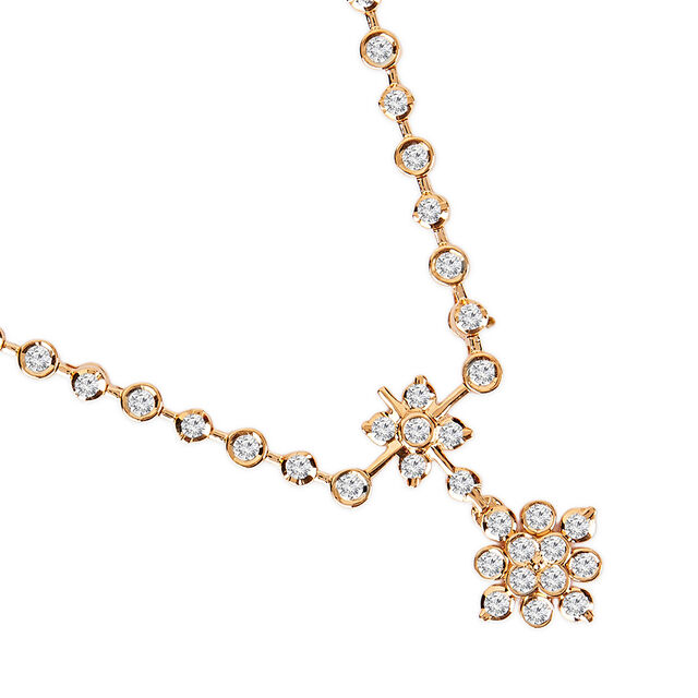 Tanishq 22KT Diamond Necklace for Women 3