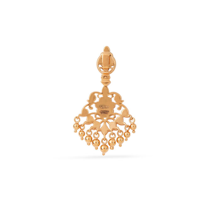 Tanishq 22KT Diamond Pendant for Women 4
