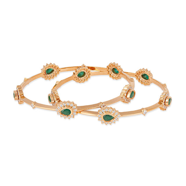 Tanishq 22KT Diamond Bangle for Women 2