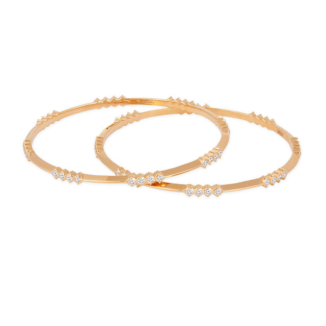 Tanishq 22KT Diamond Bangle for Women 2