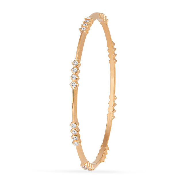 Tanishq 22KT Diamond Bangle for Women 3