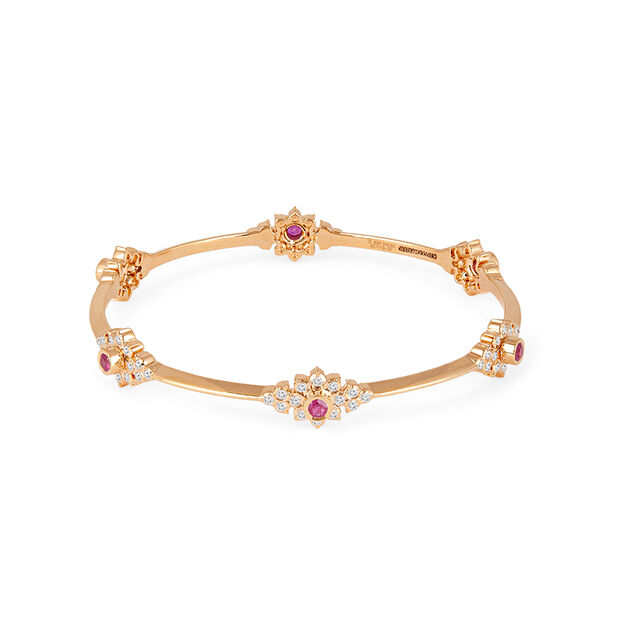 Tanishq 22KT Diamond Bangle for Women 