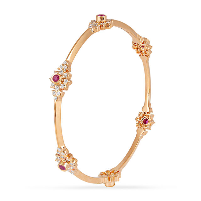 Tanishq 22KT Diamond Bangle for Women 4