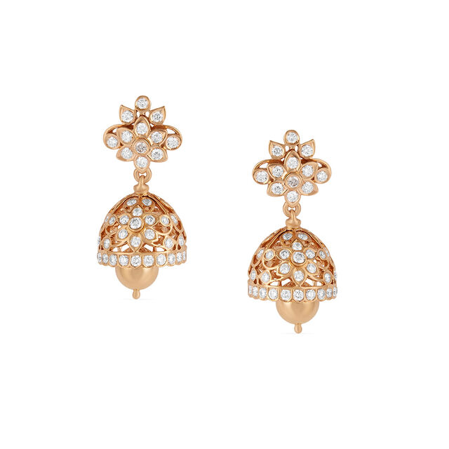 Flower Bells in White and Gold 