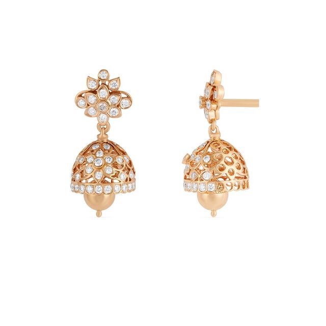 Flower Bells in White and Gold 3