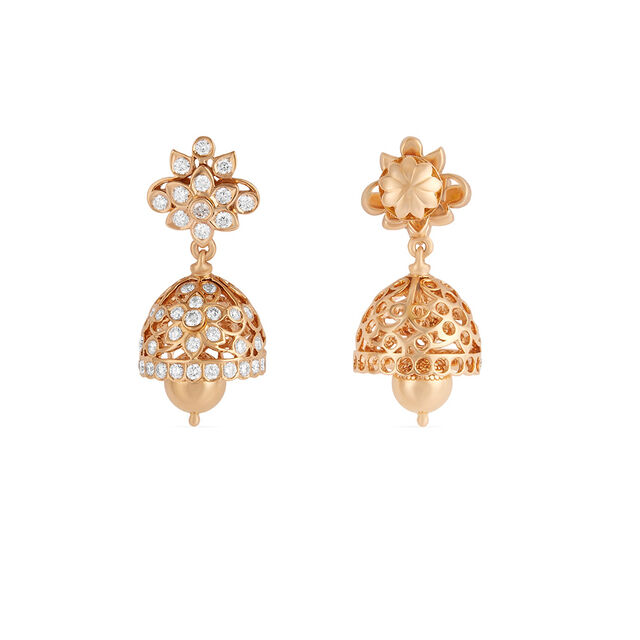 Flower Bells in White and Gold 4