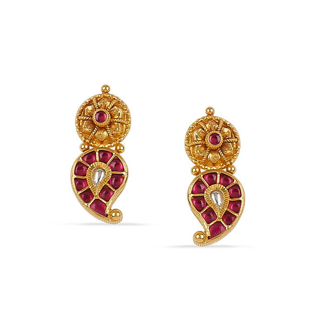 Tanishq 22KT Gold Necklace Set 3
