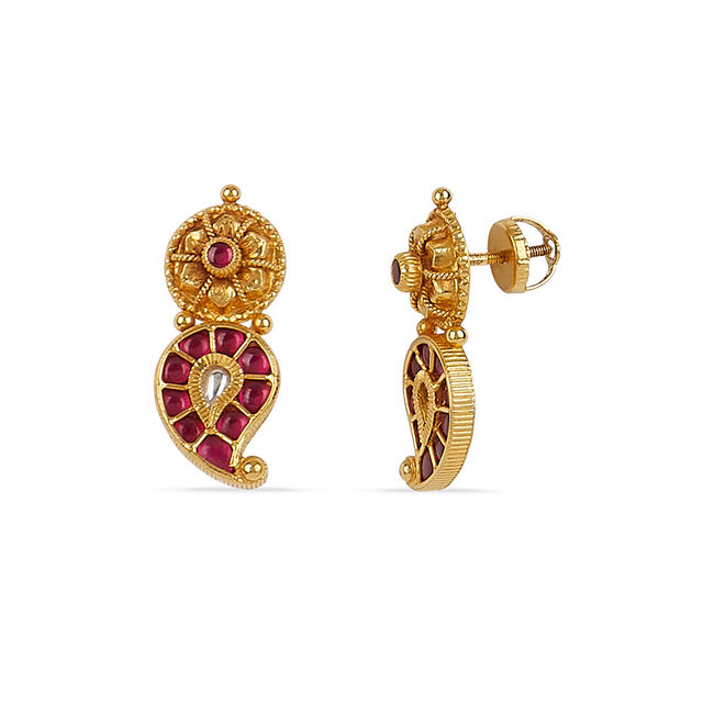 Tanishq 22KT Gold Necklace Set 4