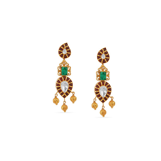 Tanishq 22KT Gold Necklace Set 3