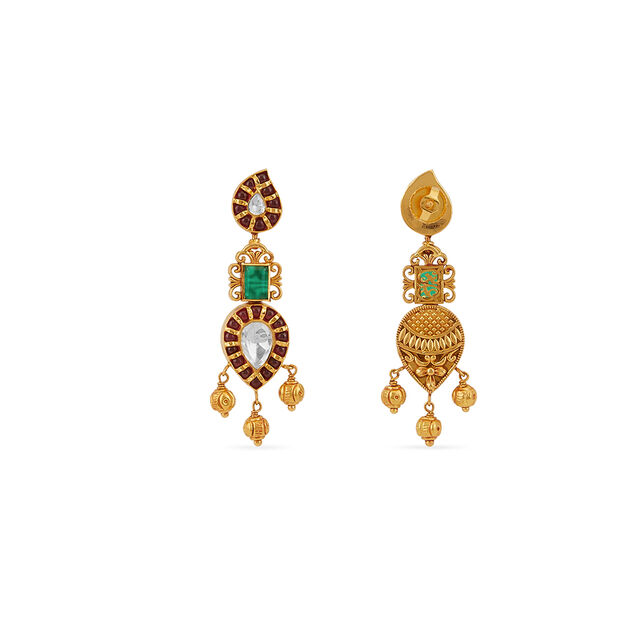 Tanishq 22KT Gold Necklace Set 4
