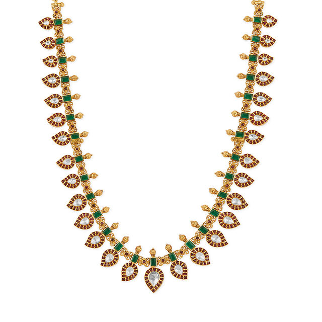 Tanishq 22KT Gold Necklace Set 5