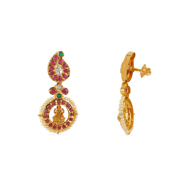 Tanishq 22KT Gold Necklace Set 4