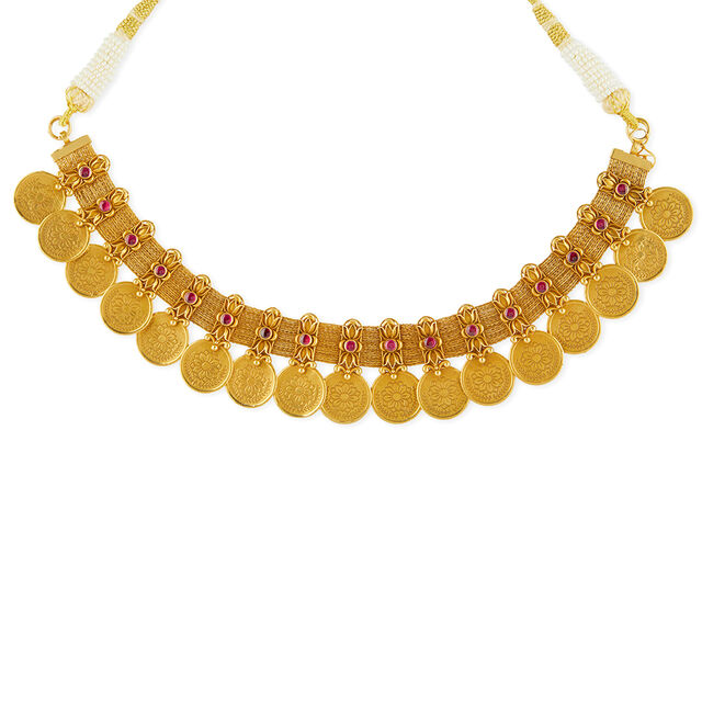 Tanishq 22KT  Gold Necklace Set  for Women 2
