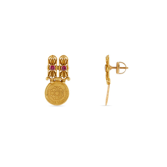 Tanishq 22KT  Gold Necklace Set  for Women 6