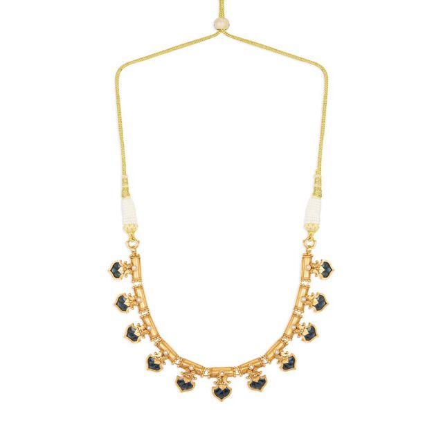 Tanishq 22KT Synthetic Stone Necklace for Women 