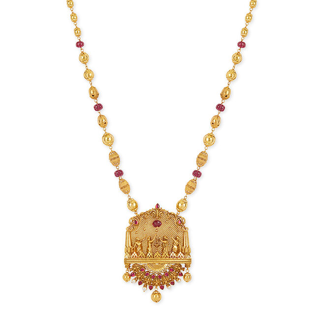Tanishq 22 KT Thiruvathirakali Haaram Set for Women 2