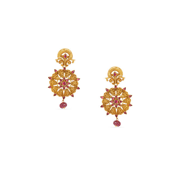Tanishq 22 KT Thiruvathirakali Haaram Set for Women 4