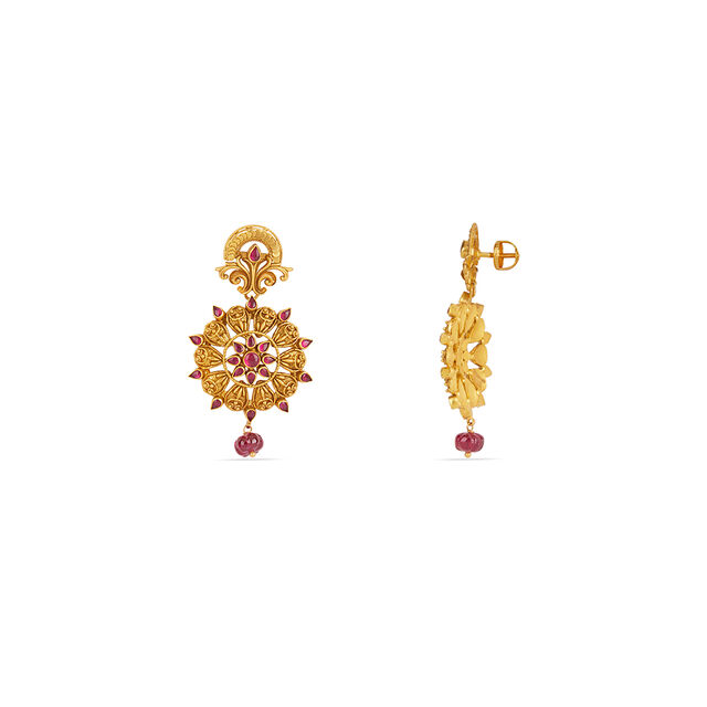 Tanishq 22 KT Thiruvathirakali Haaram Set for Women 5