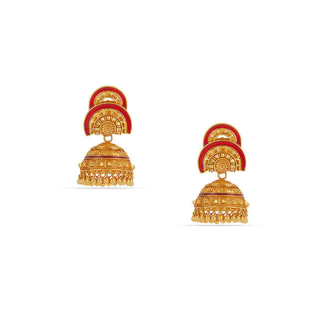 Tanishq 22KT Theyyam Haaram Set for Women 4