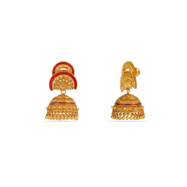 Tanishq 22KT Theyyam Haaram Set for Women 5