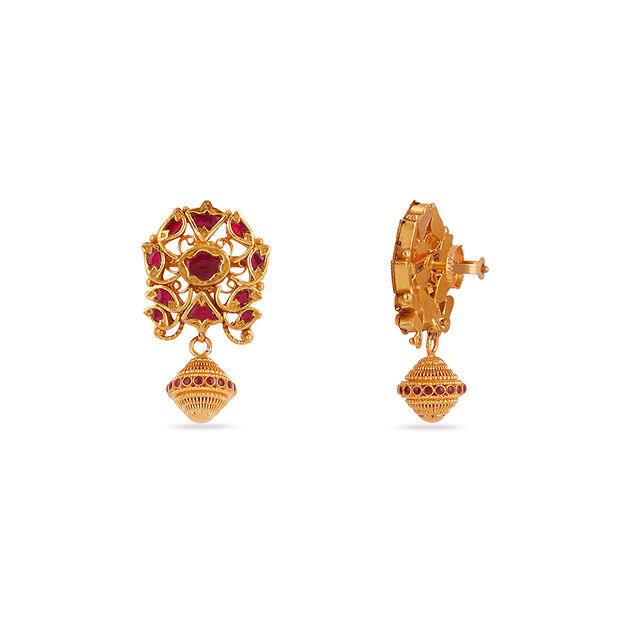 Tanishq 22KT Festive Bloom Haaram for Women 5