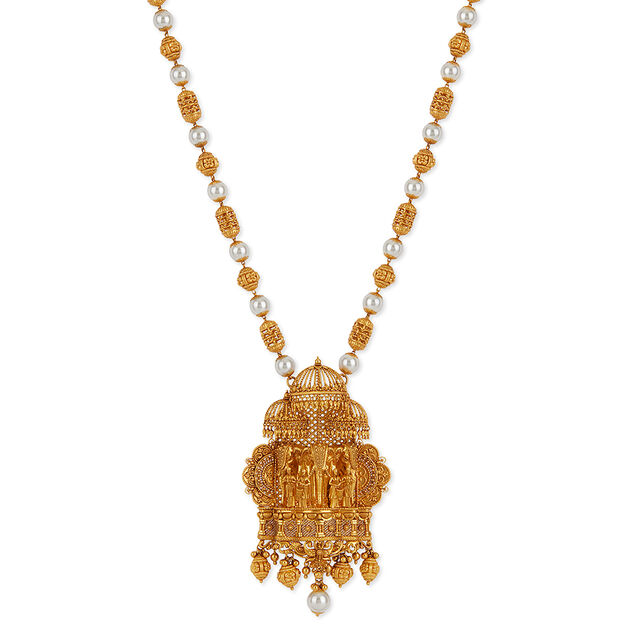 Tanishq 22KT Pooram Harmony Gold�Haaram�Set for Women 2
