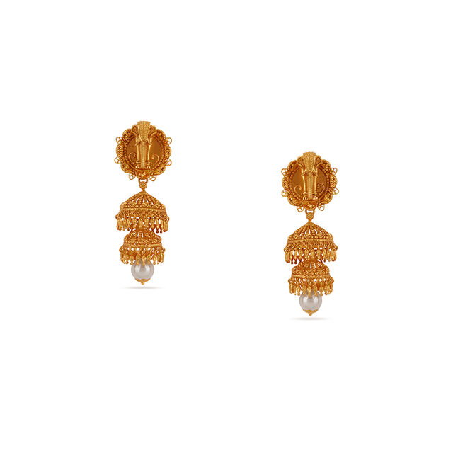 Tanishq 22KT Pooram Harmony Gold�Haaram�Set for Women 4