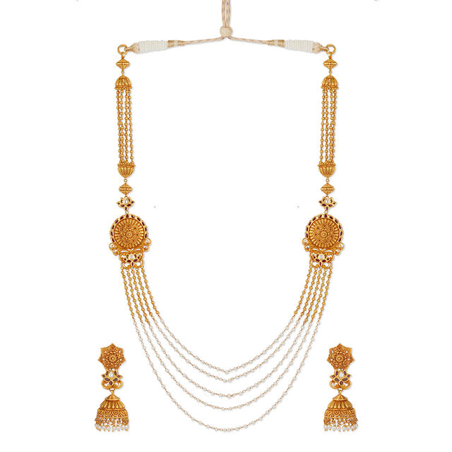 Tanishq 22 KT Layers of Bloom�Haaram for Women 