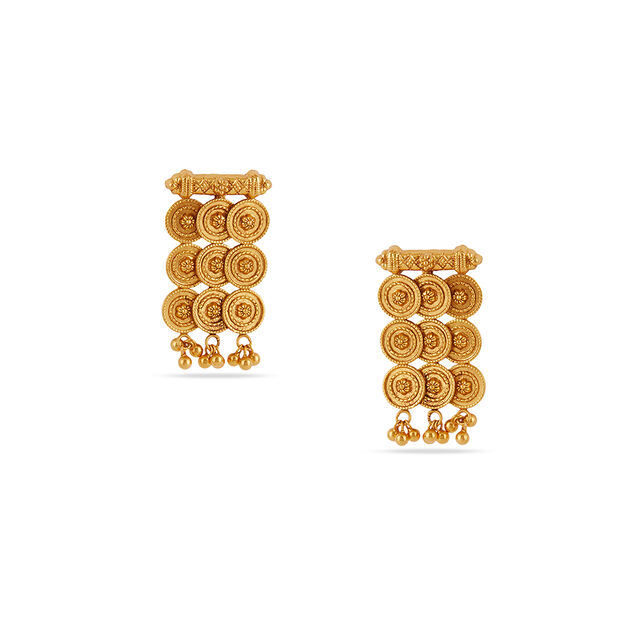 Tanishq 22 KT Theyyam Kasu Choker Set for Women 4