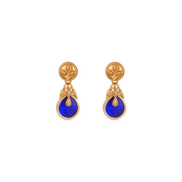 Tanishq 22KT Shankhupushpam�Bloom Necklace Set for Women 5