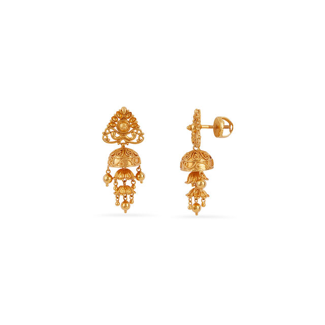 Tanishq 22KT Backwater Twilight Necklace Set for Women 5