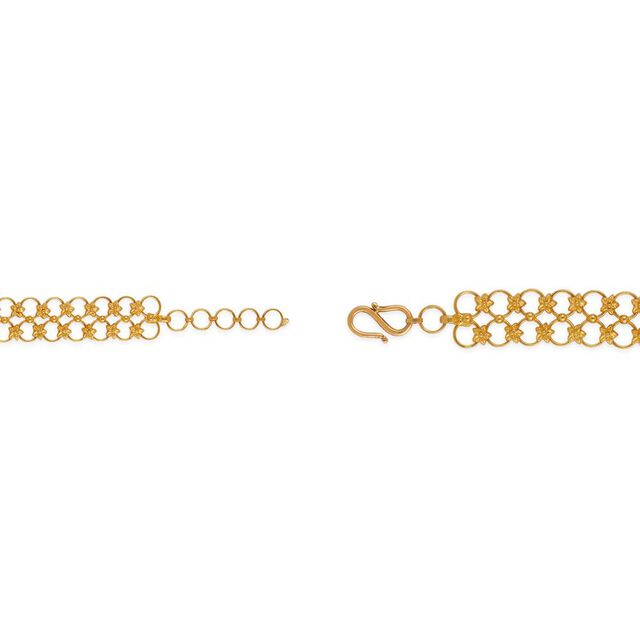 Tanishq 22 KT Garland of Grace Floral Bracelet for Women 4