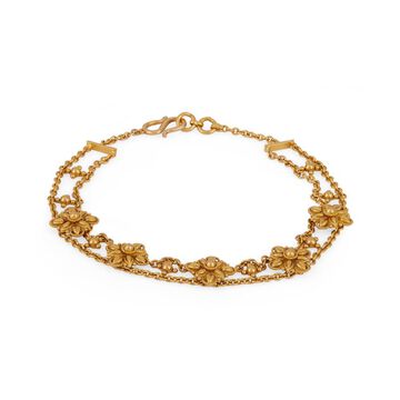 Tanishq 22 KT Ixora Reverie Bracelet for Women