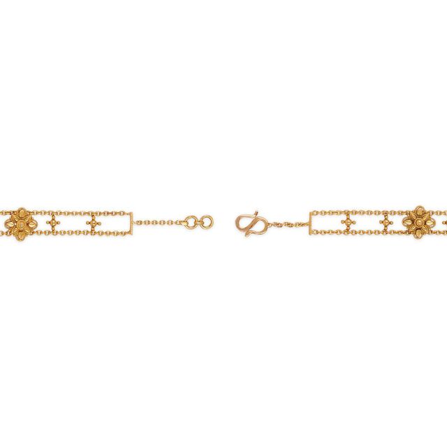 Tanishq 22 KT Ixora Reverie Bracelet for Women 4
