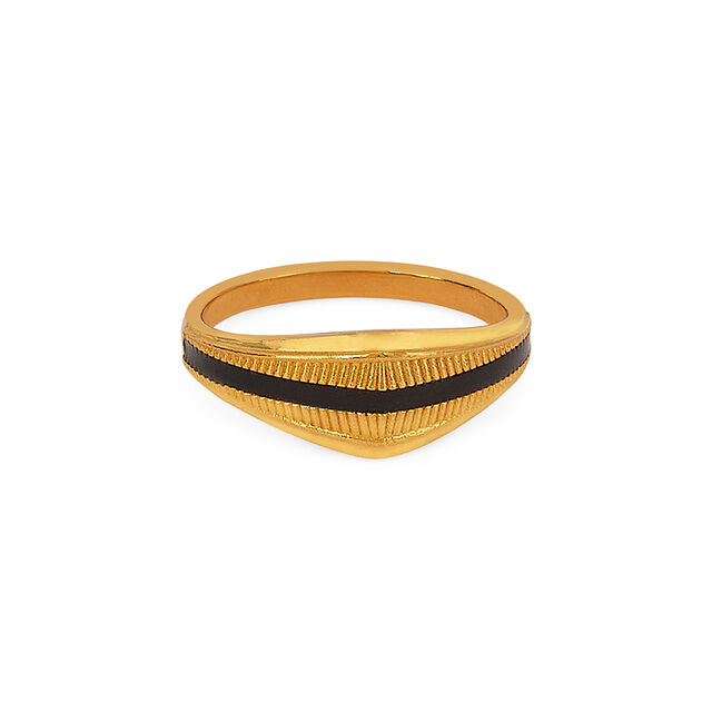 Tanishq 22KT Elephant Tail-Inspired Ring for Men 