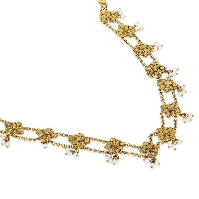 Tanishq 22KT Pearl Necklace for Women 3