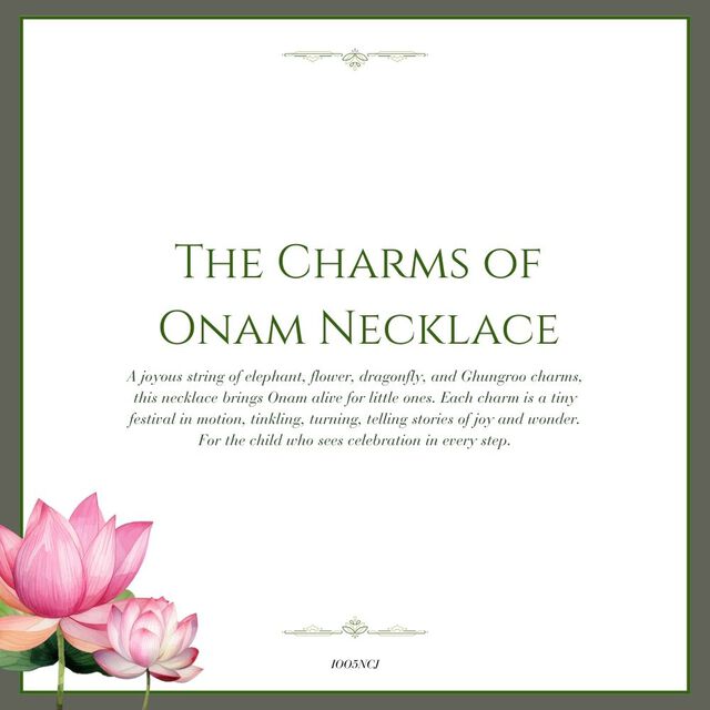 Tanishq 22 KT The Charms of Onam Necklace for Women 5