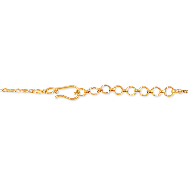 Tanishq 22KT Elakkathali Gold Necklace for Women 4