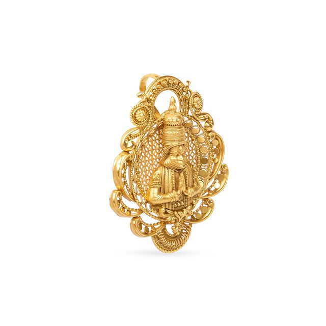 Tanishq 22 Kt Gold Pendant for Women 4