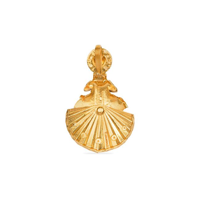 Tanishq 22KT Gold Pendant for Women 3
