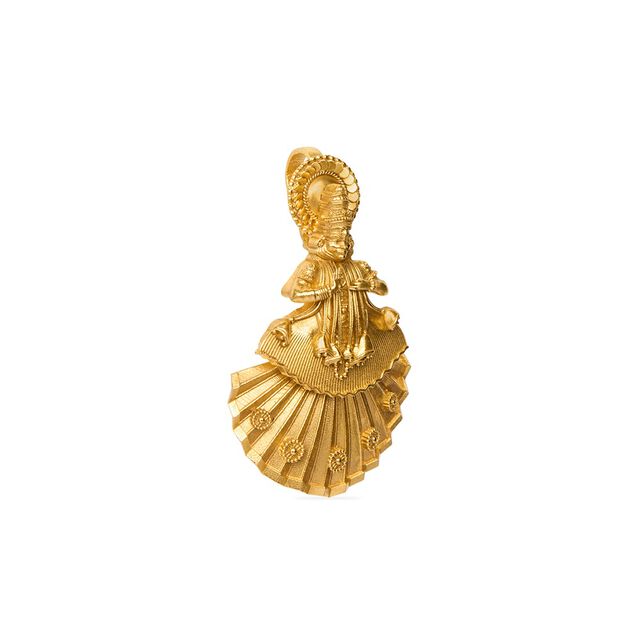 Tanishq 22KT Gold Pendant for Women 4