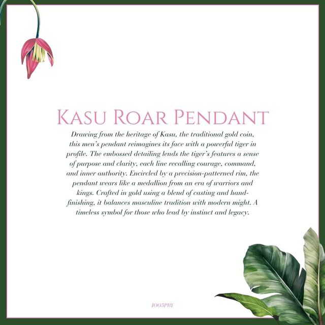 Tanishq 22KT Kasu Roar Pendant for Women 5
