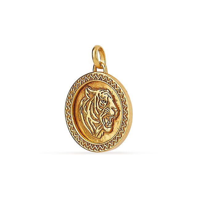 Tanishq 22KT Kasu Roar Pendant for Women 2