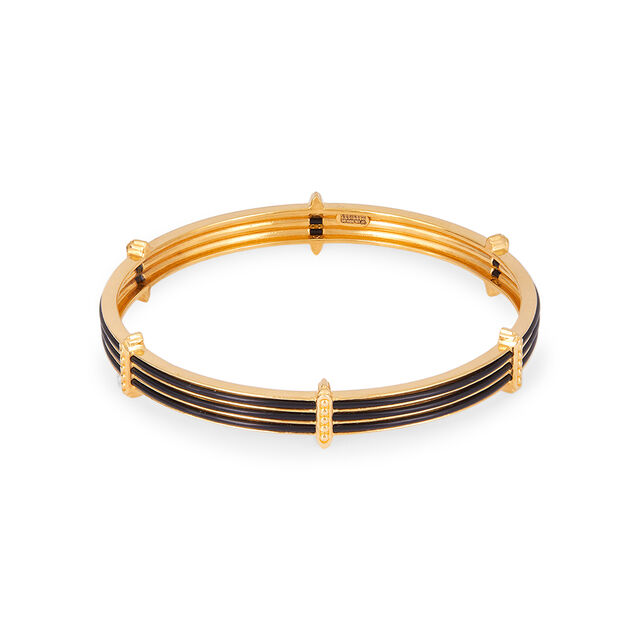 Tanishq 22 KT Elephant Hair-Inspired Kada for Men 