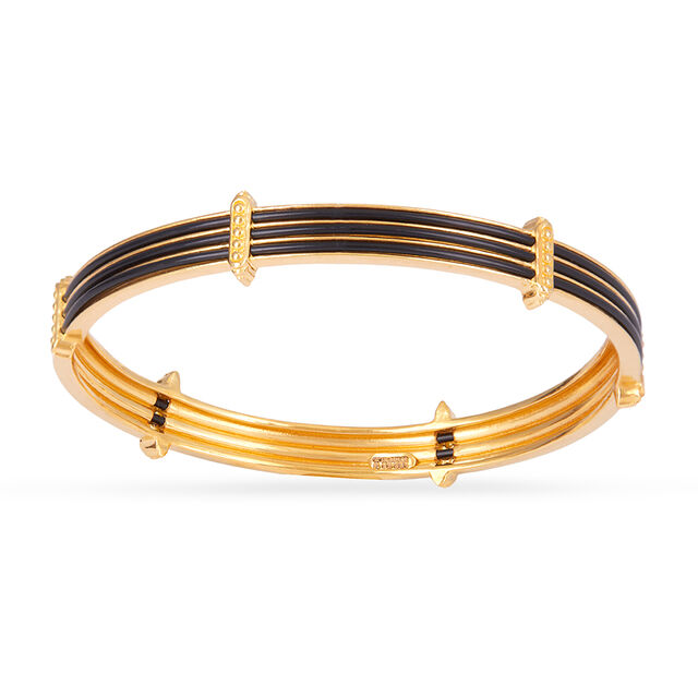 Tanishq 22 KT Elephant Hair-Inspired Kada for Men 2