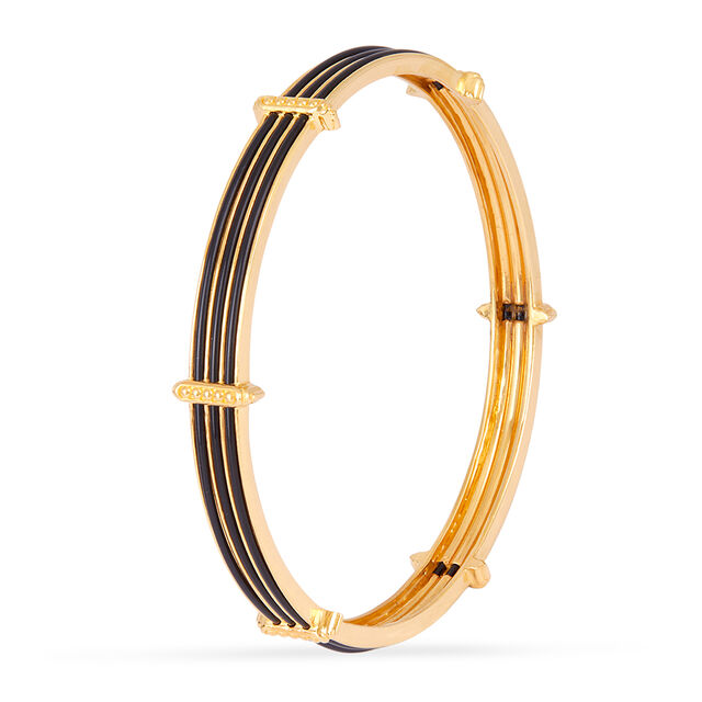 Tanishq 22 KT Elephant Hair-Inspired Kada for Men 3