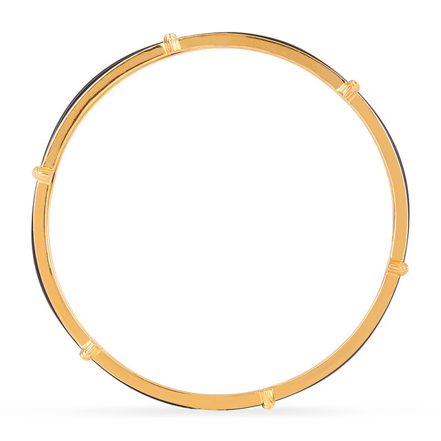 Tanishq 22 KT Elephant Hair-Inspired Kada for Men 4